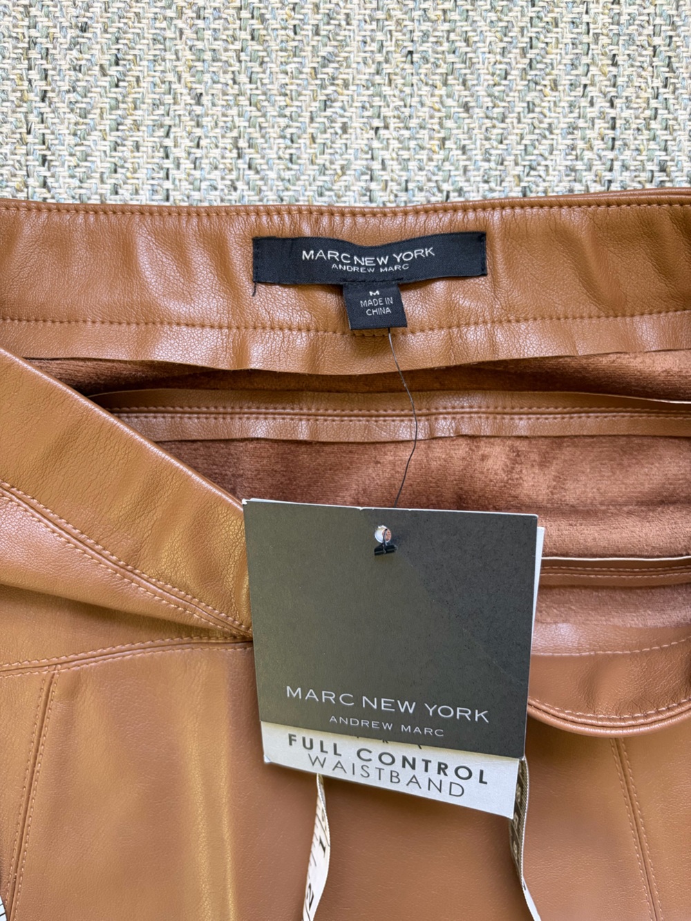 Marc New York-NWT- Carmel Soft Faux-Leather Pencil Skirt